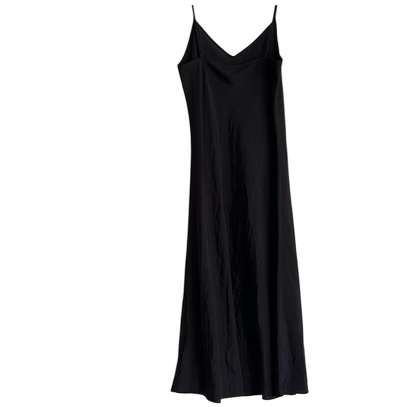 Polo Ralph Lauren Black Midi Slip Dress Size 2 - Picture 5 of 5